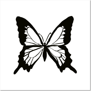 Black Butterfly Posters and Art